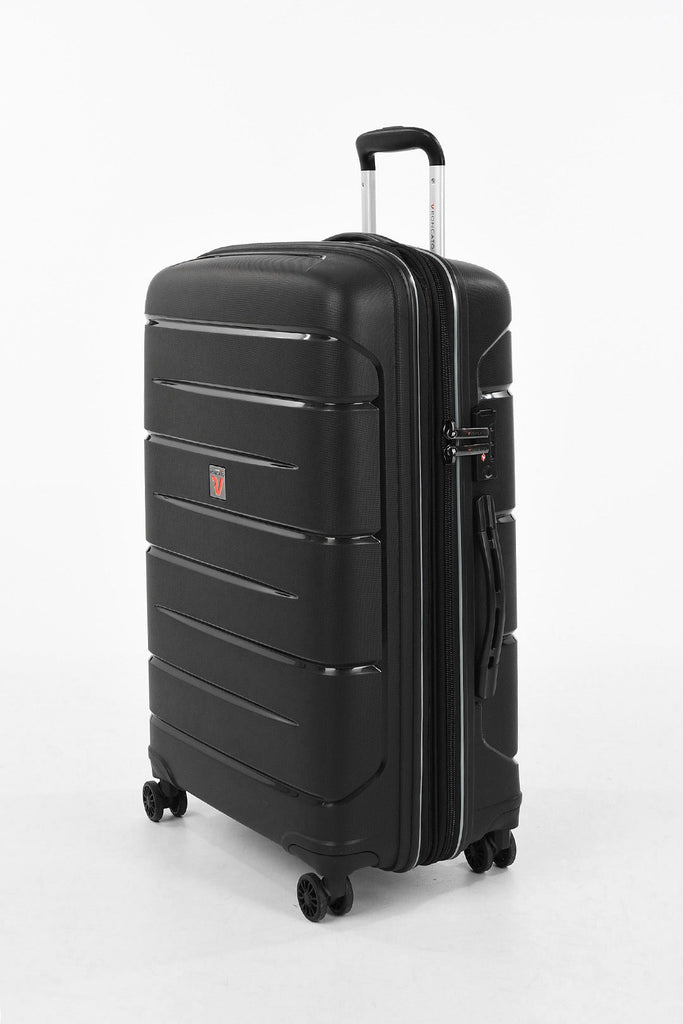 R Roncato Flight Medium Size Trolley Black - Buy At Outlet Prices!